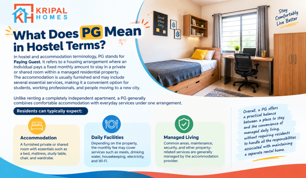 Kripal Homes PG pg full form guide